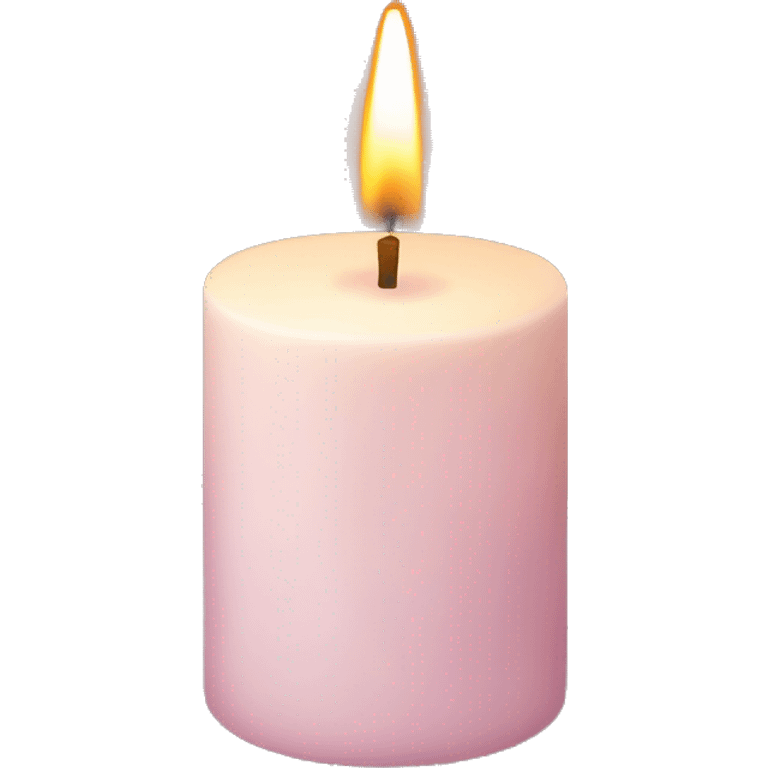 Powder-colored candle emoji