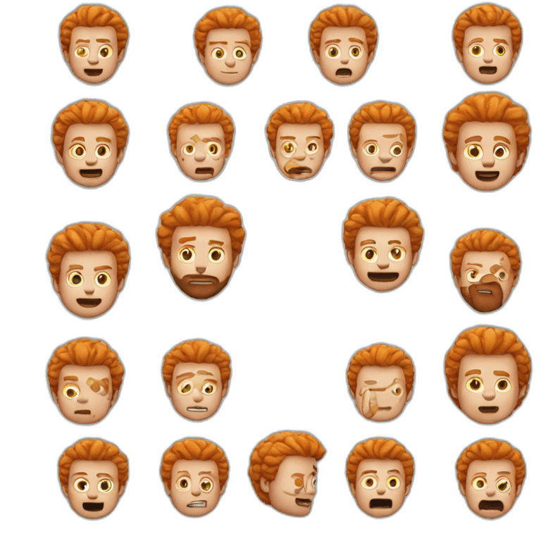 thelonius but a whie guy who is ginger emoji