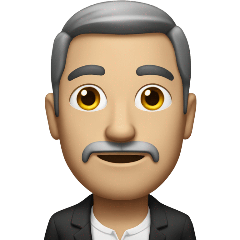 Rich judgmental man emoji