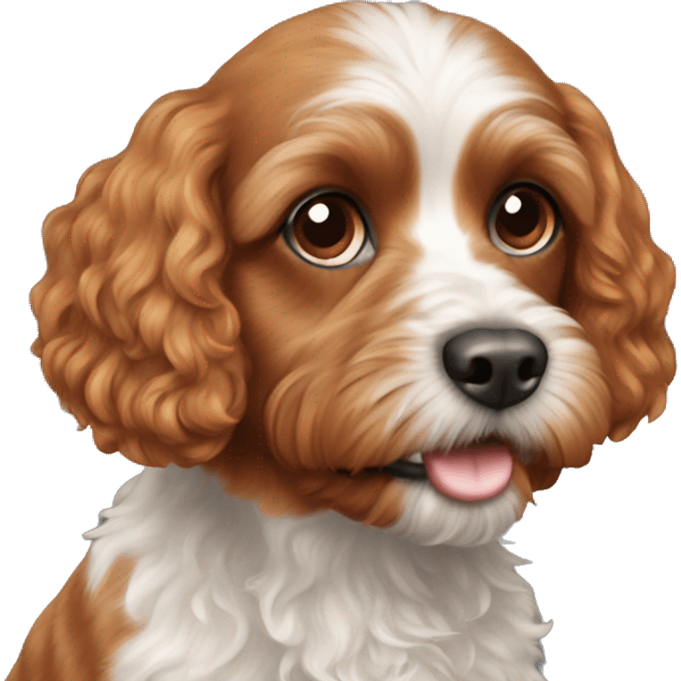 Red cavapoo  emoji