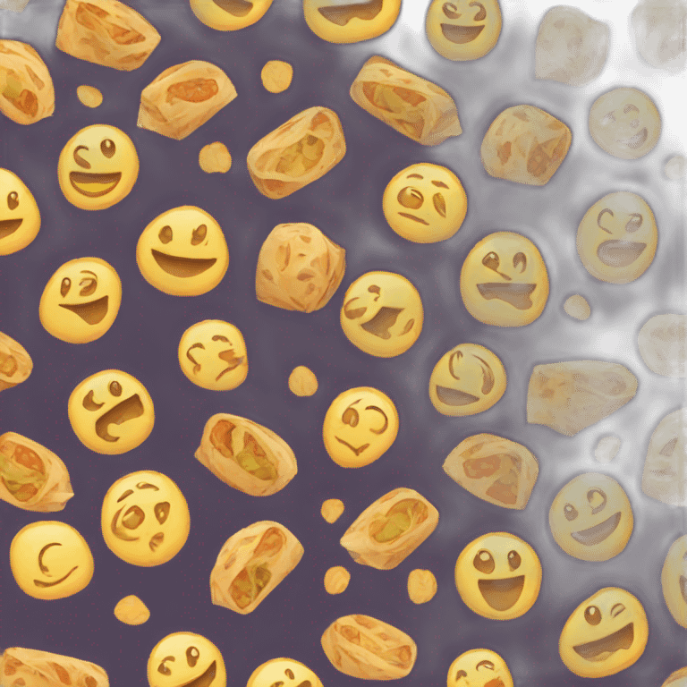 food wrap paper emoji