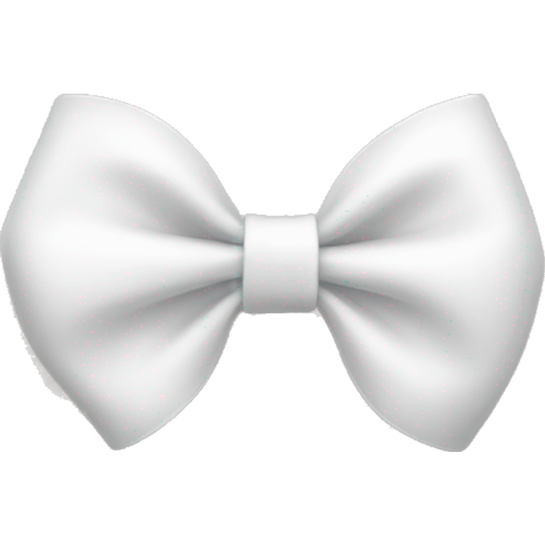 cute white bow emoji