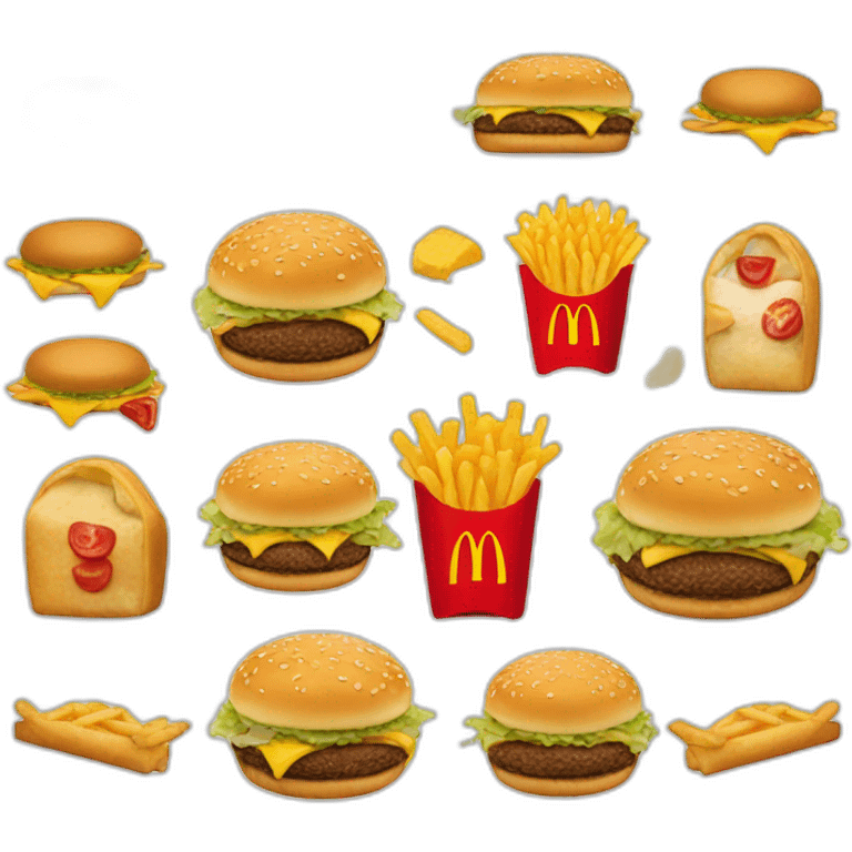 mcdonalds food emoji