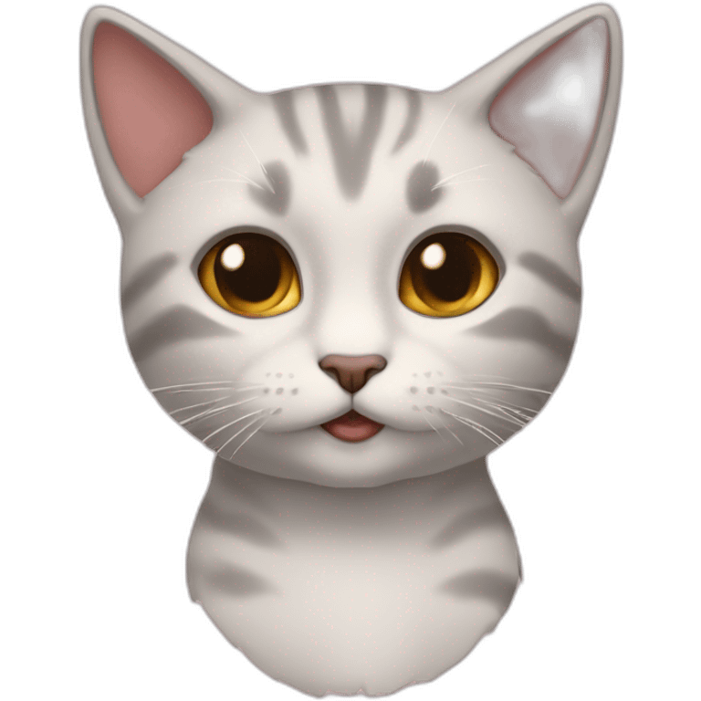 Une chatte de fille emoji