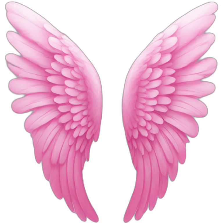 pink angel wing emoji