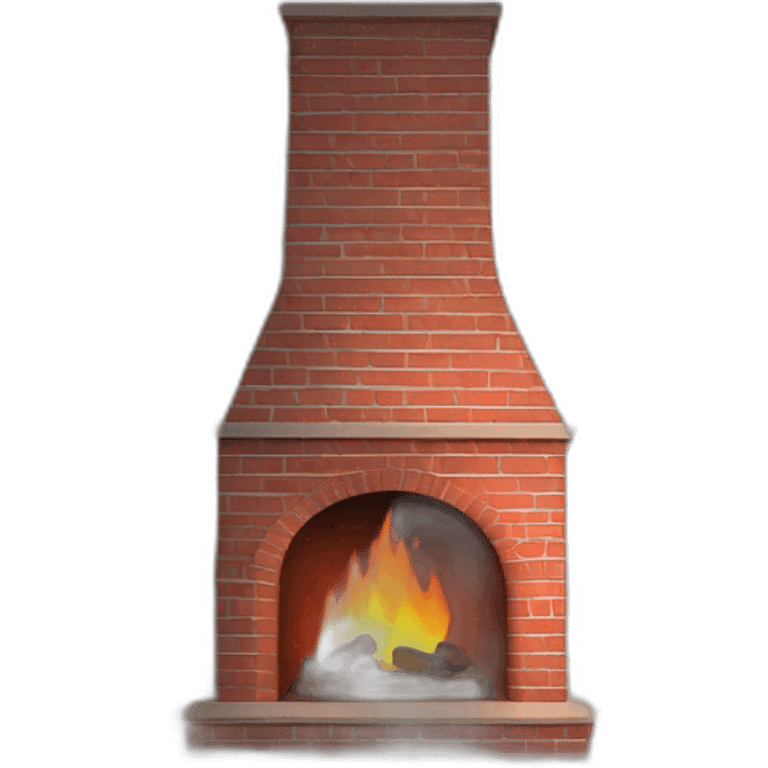 Chimney fire in living room emoji