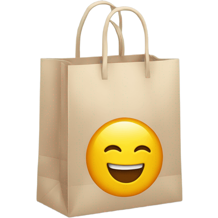 Shopping bag brand emoji