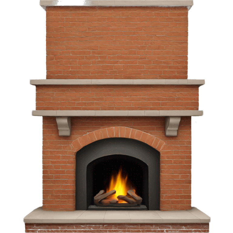 Brick fireplace emoji