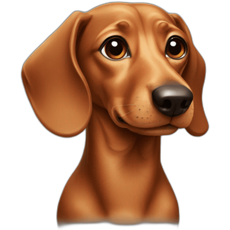 dachshund-nose emoji