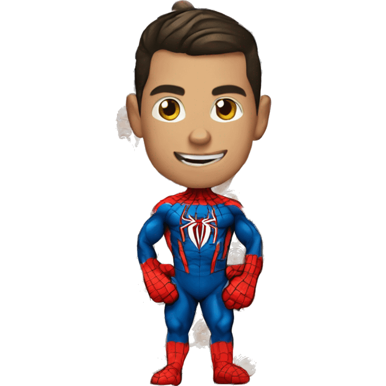 Cristiano Ronaldo has spiderman emoji