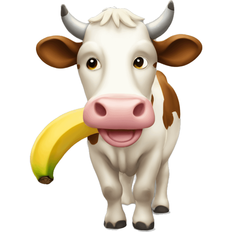 cow  bananan emoji