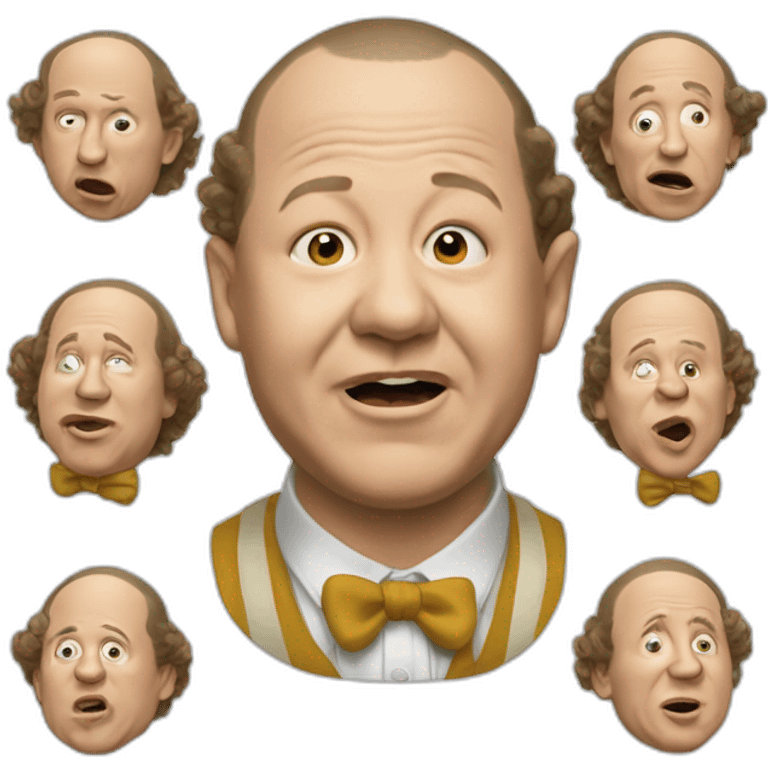 Curly Howard three stooges emoji