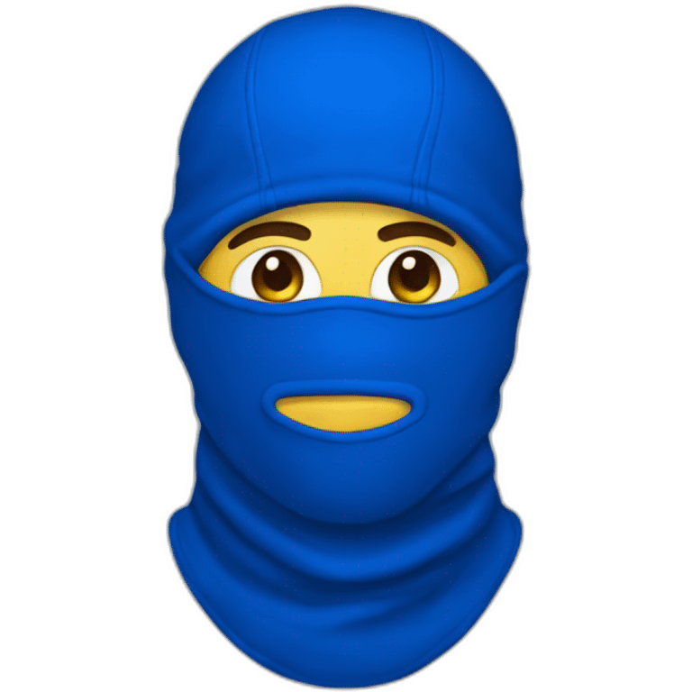 Royal Blue balaclava emoji