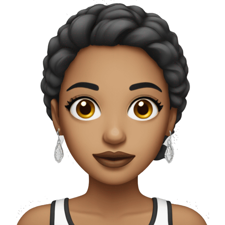 Latina makeup girl  emoji