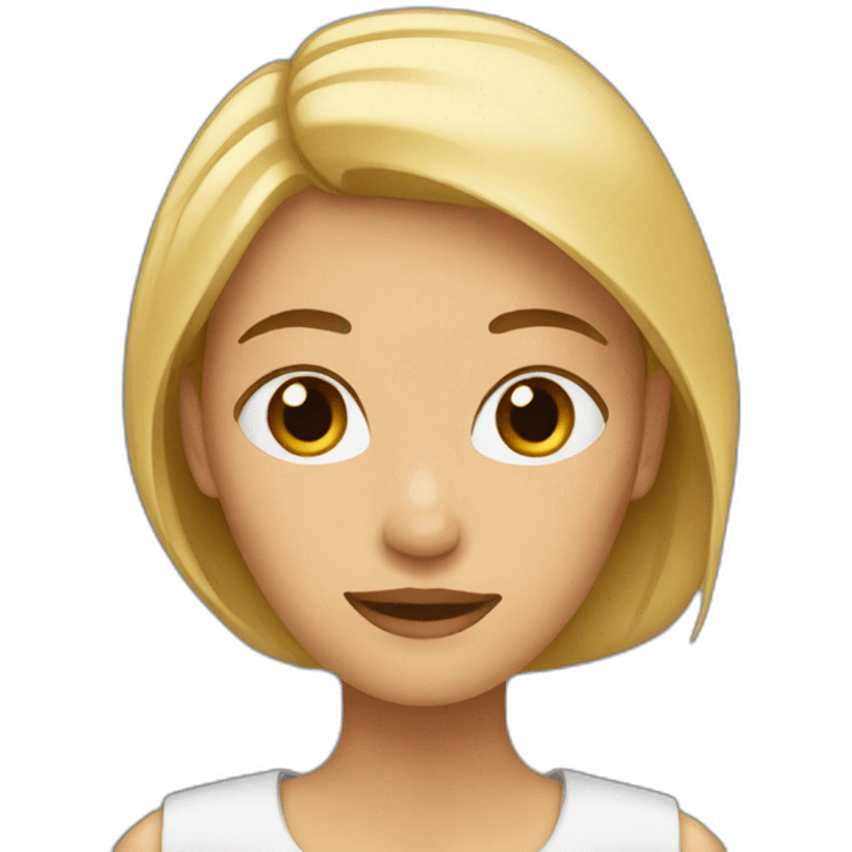 woman with thin arms. emoji