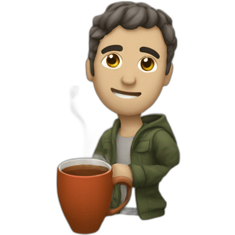 persona tomando mate emoji