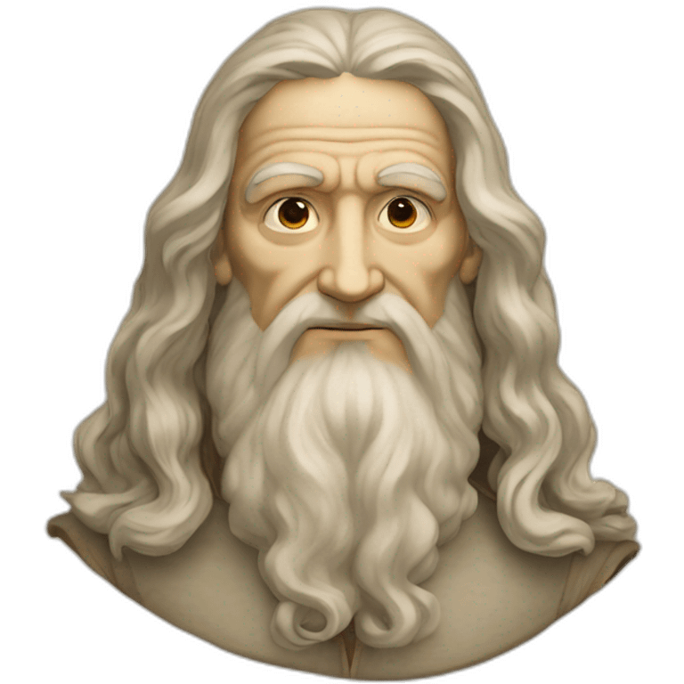 Leonardo da Vinci magico emoji