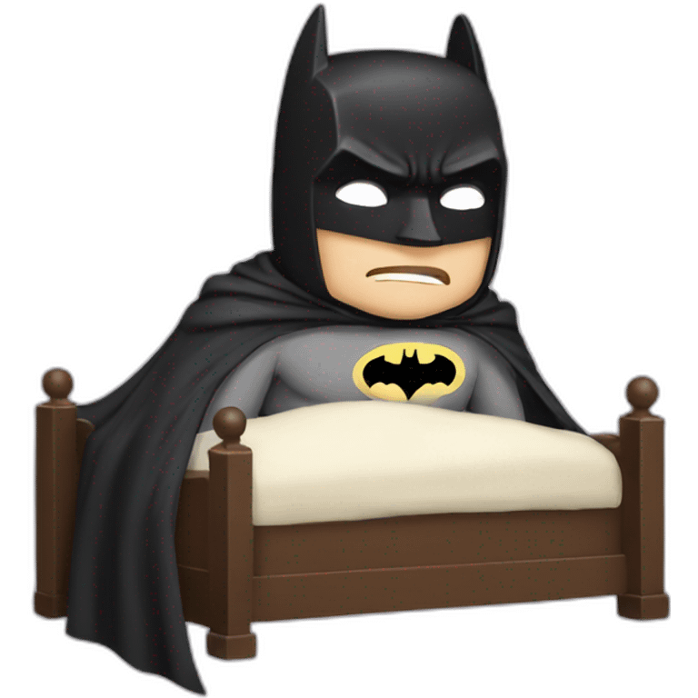 Batman going to sleep emoji