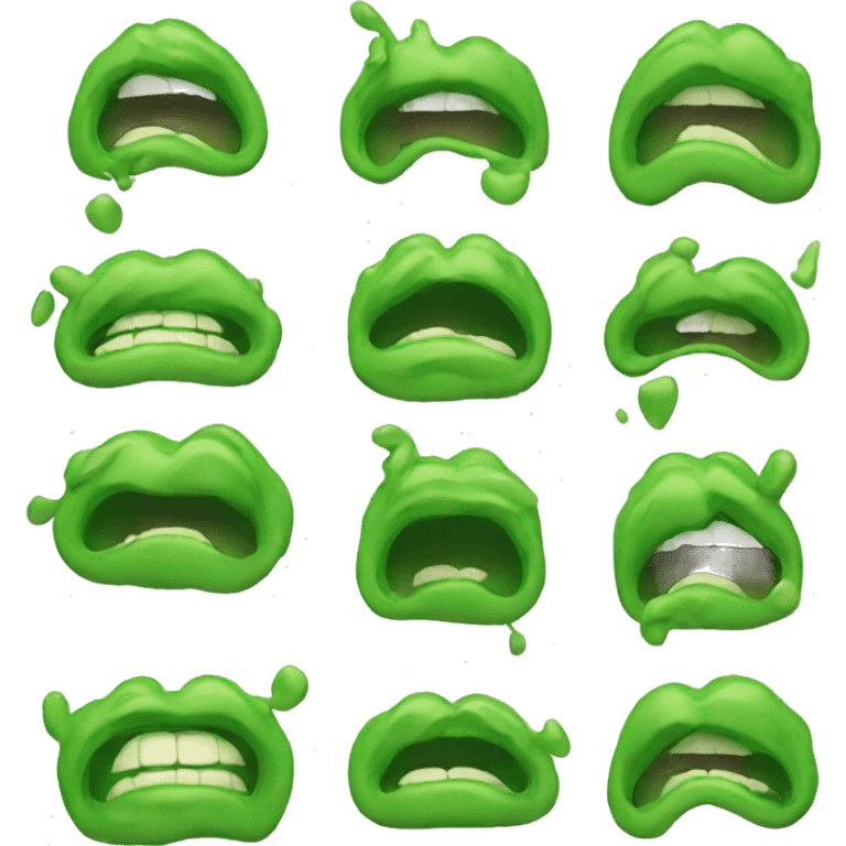 green breath emoji