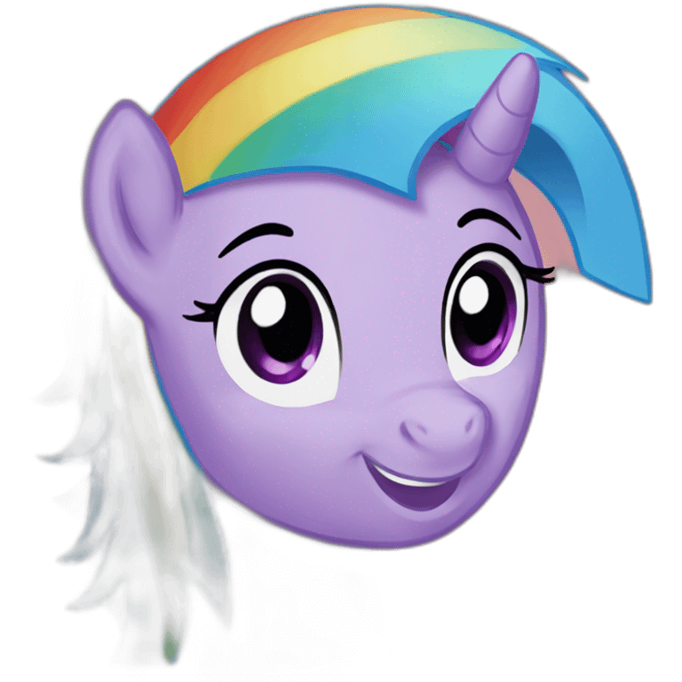 my little pony rainbow emoji