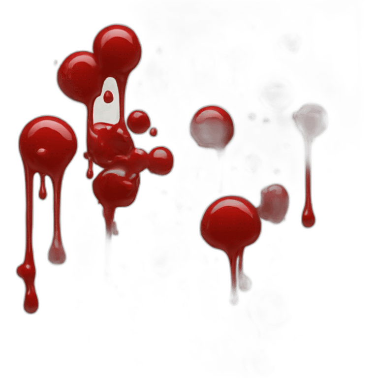 a+ blood splatter emoji