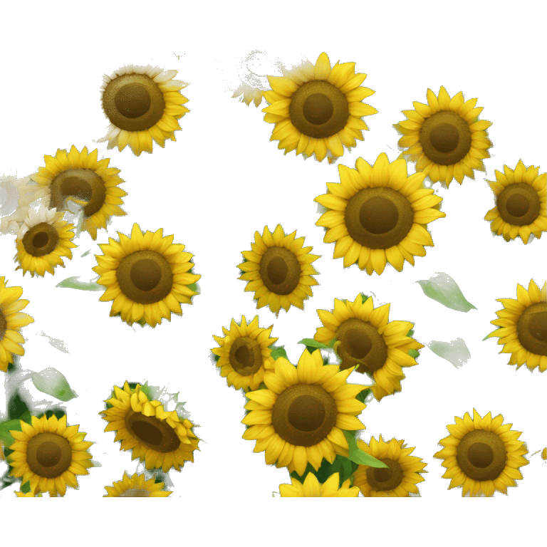 Sunflowers in field  emoji