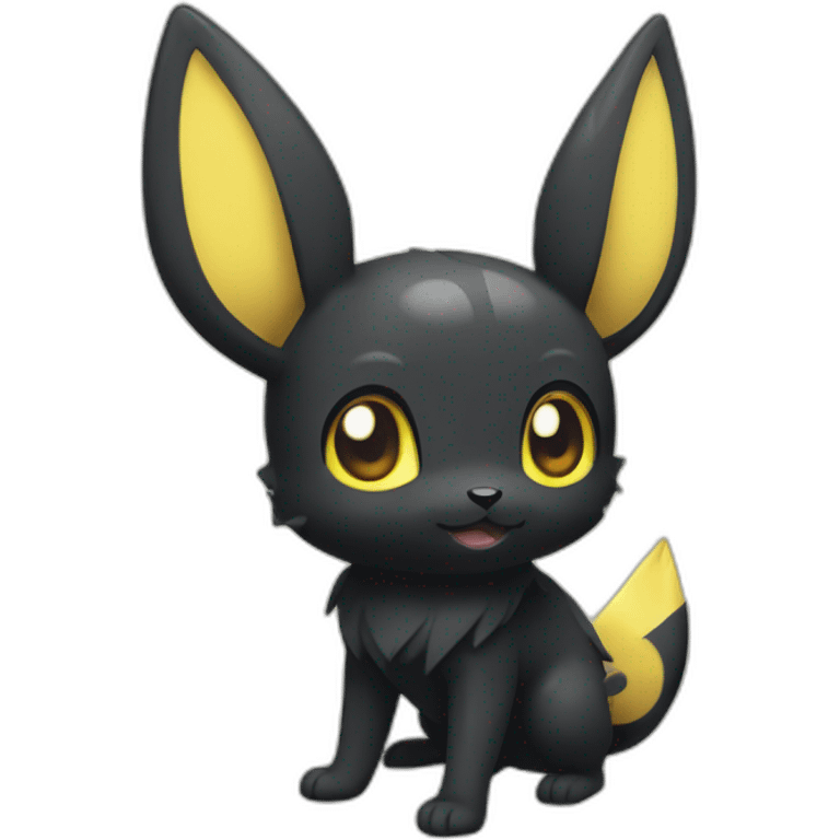 Umbreon Pokémon Standing Royally emoji