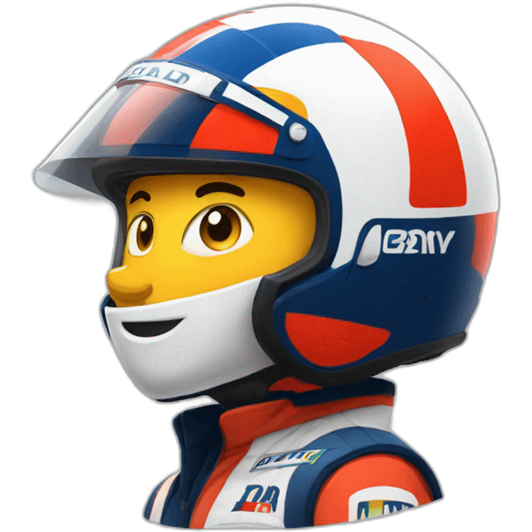 Rally man helmets martini emoji