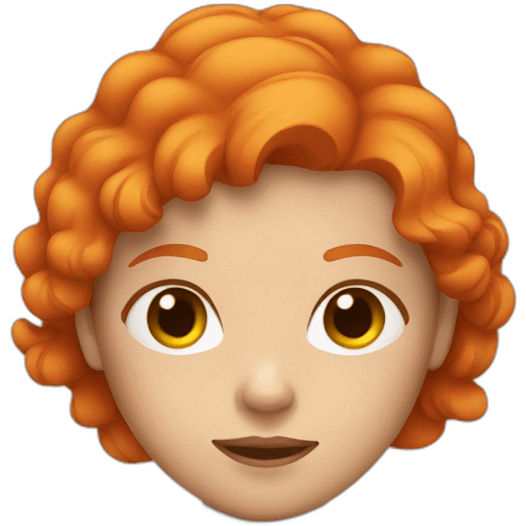 ginger girl emoji