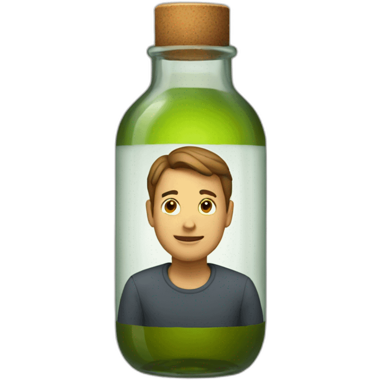 person in a bottle emoji