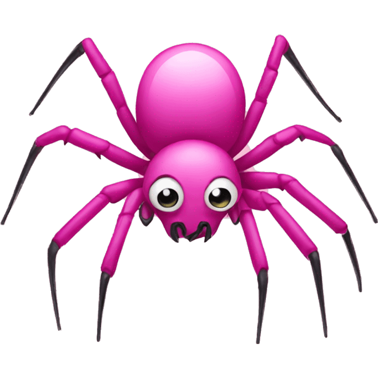 pink spider emoji