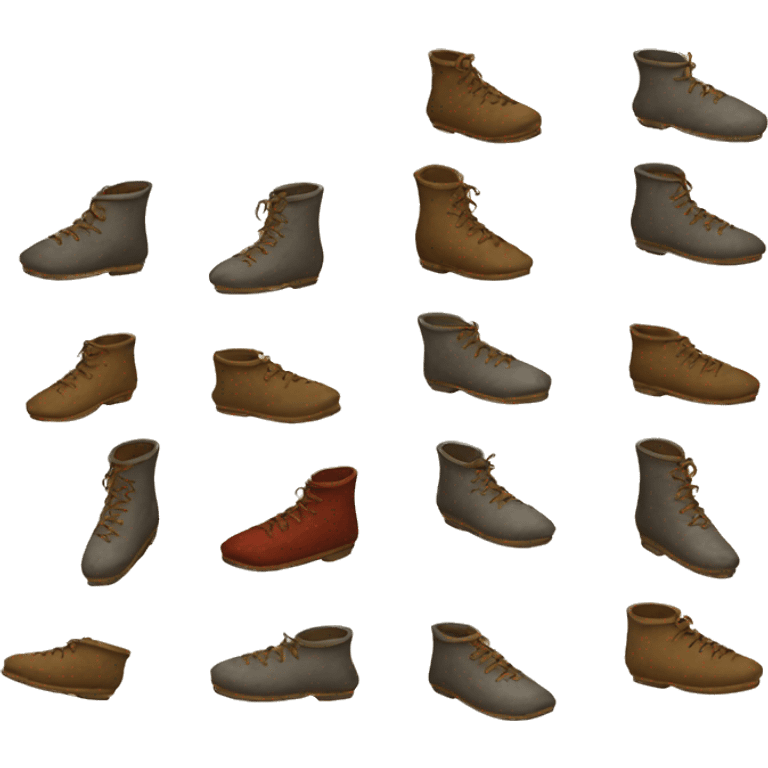 medieval shoes emoji