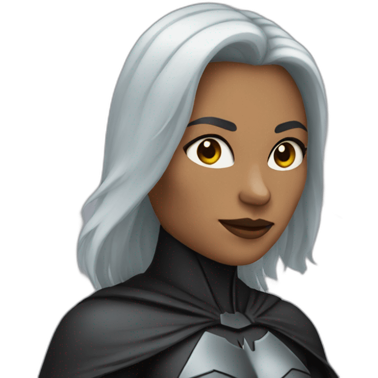 Batman but is a woman emoji