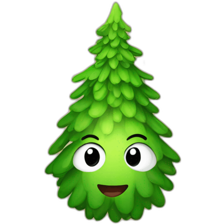 Cœur vert sapin emoji