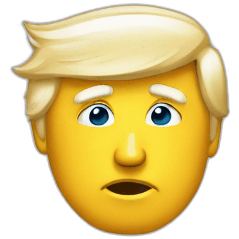 trump au toilettes emoji