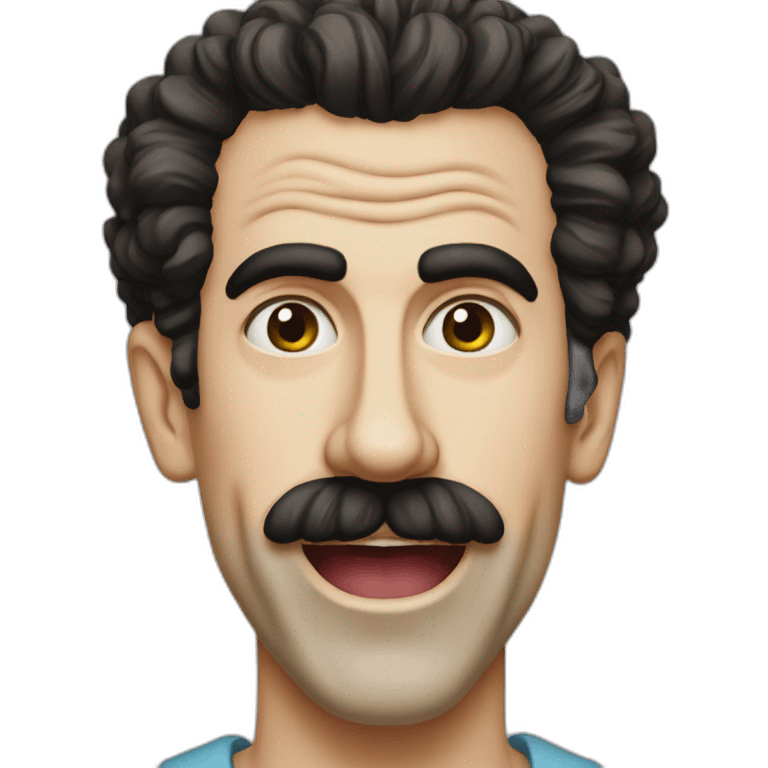 Borat and his cousin bilo emoji