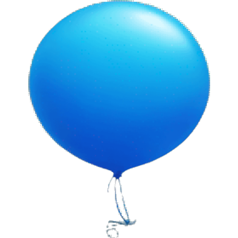 Bleu ballon emoji