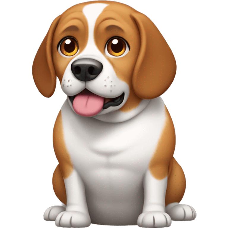 fat beagle emoji