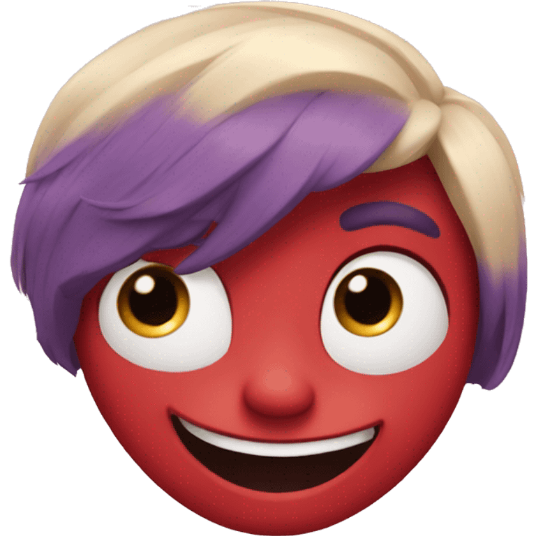 Inside out character that shows love emoji