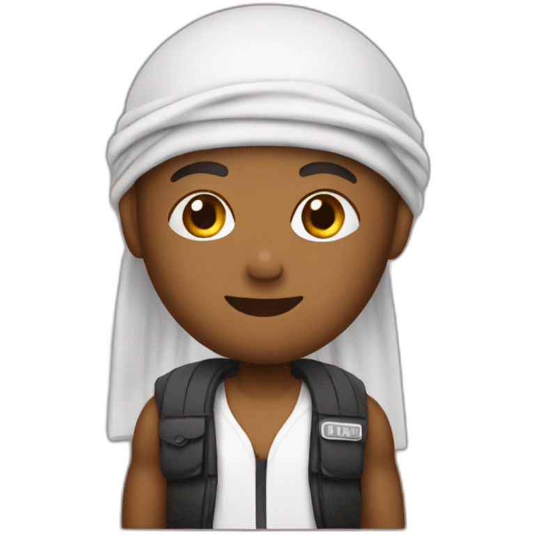 Love emoji wearing a durag emoji