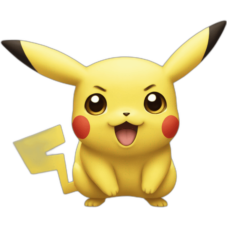 Pikachu qui fait caca emoji