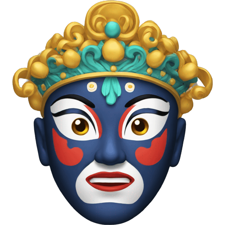 Peking Opera Head Crown emoji