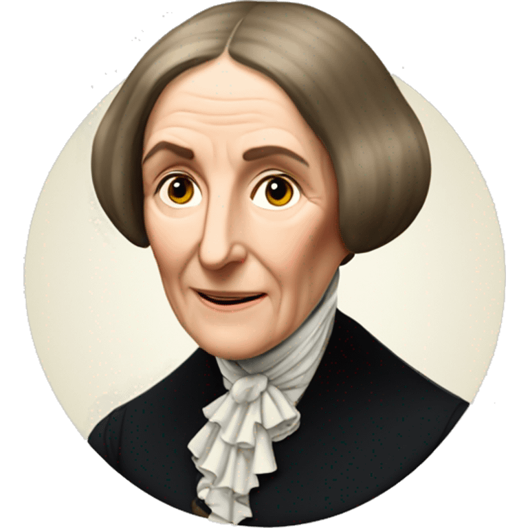 George Eliot (real name Mary Ann Evans) british writer emoji