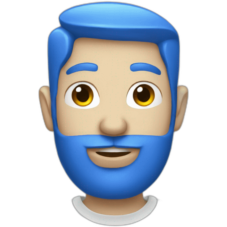 Blue Tesla emoji