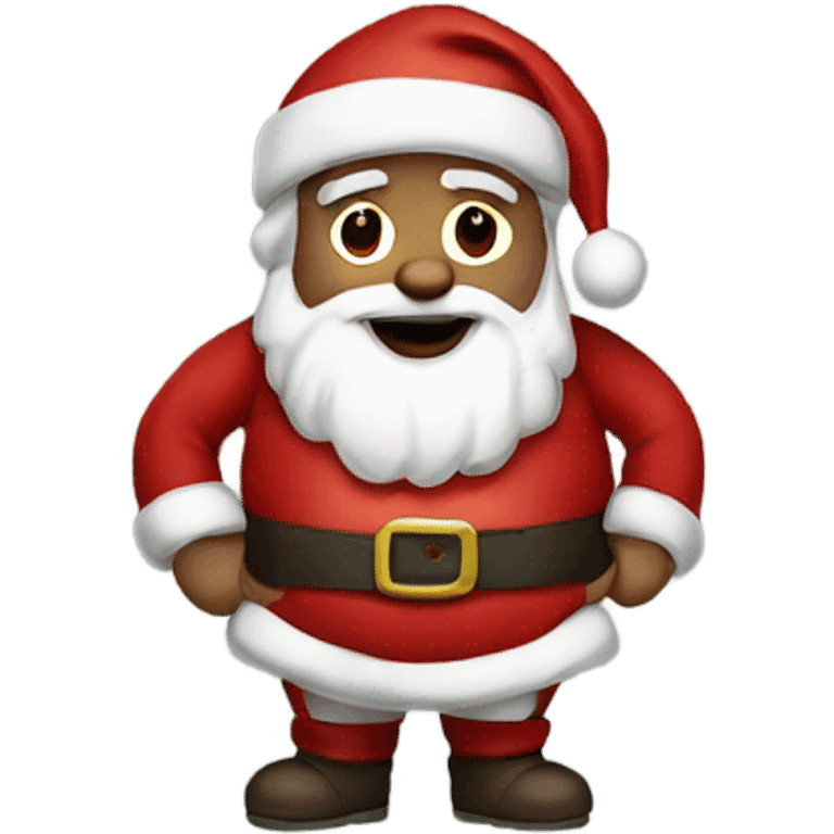 pregnant santa man emoji