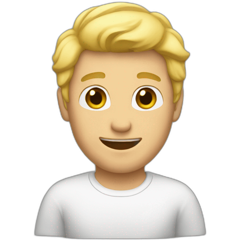 blonde guy approving emoji