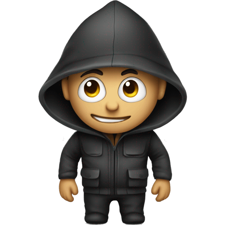 A burglar emoji