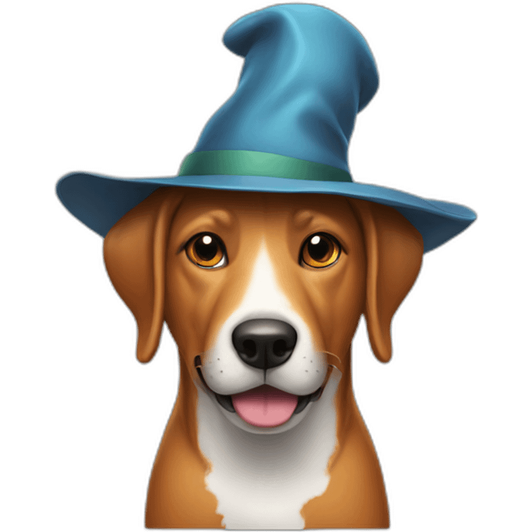 burning-dog-in-a-hat emoji