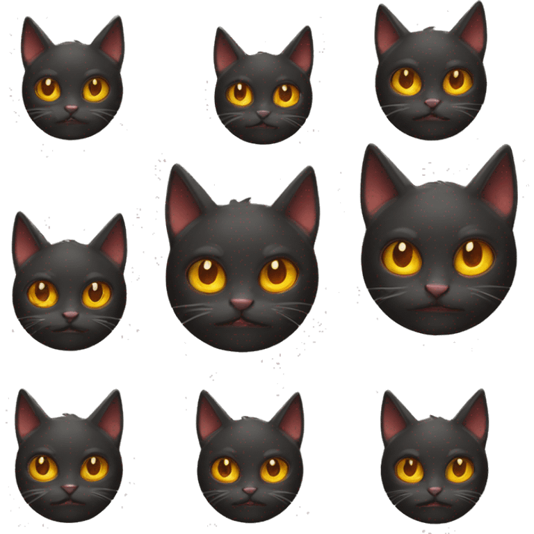 Cat with devil horns emoji