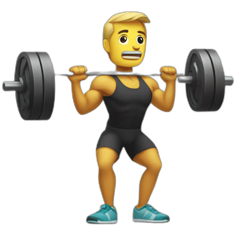 Dead lift emoji